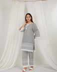 Jamun Thread Embroidered Cotton Co-Ord Set Of 2