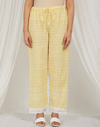 Lemon Thread Embroidered Cotton Co-Ord Set Of 2