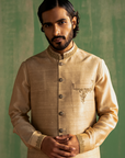 Ranvir Beige Bandi Set