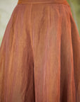 Lachka Gota Machine Work Kurta Set - Brown