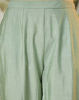 Lachka Gota & Patch Work Kurta Set - Green