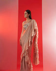 Hand Crafted Blouse with Intricate Geometrical