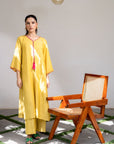 Khushboo & Pankaj Yellow Summer Kurta Set