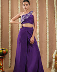 Dark Purple Indo Set (Set Of 2)
