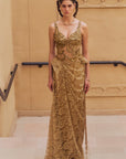 Gold Wave Gown