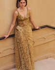 Gold Wave Gown