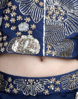 Orgenza Lehnga with Silk Blend Lineing and Handmade Latkansilk Blouse with Handwork Of Sequence and Moti