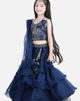 Orgenza Lehnga with Silk Blend Lineing and Handmade Latkansilk Blouse with Handwork Of Sequence and Moti