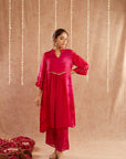 Gulmeher Kurta Set With Pant And Potli Bag - Set Of 3