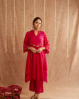 Gulmeher Kurta Set With Pant And Potli Bag - Set Of 3