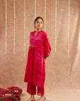 Gulmeher Kurta Set With Pant And Potli Bag - Set Of 3