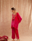 Gulabo Co-Ord Set With Pants And Potli Bag - Set Of 3