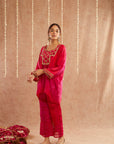 Gulabo Co-Ord Set With Pants And Potli Bag - Set Of 3