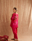Gulabo Co-Ord Set With Pants And Potli Bag - Set Of 3