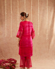 Gulbahar Suit Set With Pants And Potli Bag - Set Of 4