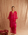 Gulbahar Kurta Set With Pant And Potli Bag - Set Of 3