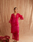 Gulbahar Suit Set With Pants And Potli Bag - Set Of 4