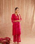 Gulbahar Kurta Set With Pant And Potli Bag - Set Of 3