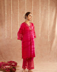 Gulbahar Suit Set With Pants And Potli Bag - Set Of 4