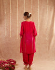 Noor-E-Gul Kurta Set With Dhoti Pants And Potli Bag - Set Of 3