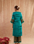 Jashn-E-Phirozi Suit Set With Pants And Potli Bag - Set Of 3