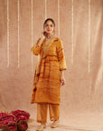 Sunehri Shab Suit Set With Pants And Potli Bag - Set Of 4
