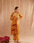 Sunehri Shab Kurta Set With Pants And Potli Bag - Set Of 3