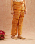 Sunehri Shab Kurta Set With Pants And Potli Bag - Set Of 3