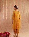 Kesar Noor Kurta Set With Dhoti Pants And Potli Bag - Set Of 3