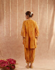 Haldi Co-Ord Set With Pants And Potli Bag - Set Of 3