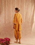 Haldi Co-Ord Set With Pants And Potli Bag - Set Of 3