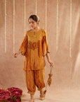 Haldi Co-Ord Set With Pants And Potli Bag - Set Of 3