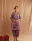 Jamuni Jalwa Suit Set With Dhoti Pants And Potli Bag - Set Of 4