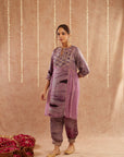 Jamuni Jalwa Kurta Set With Dhoti Pants And Potli Bag - Set Of 3