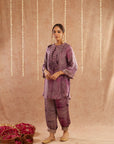 Raat Rani Co-Ord Set With Pants And Potli Bag - Set Of 3