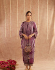Raat Rani Co-Ord Set With Pants And Potli Bag - Set Of 3