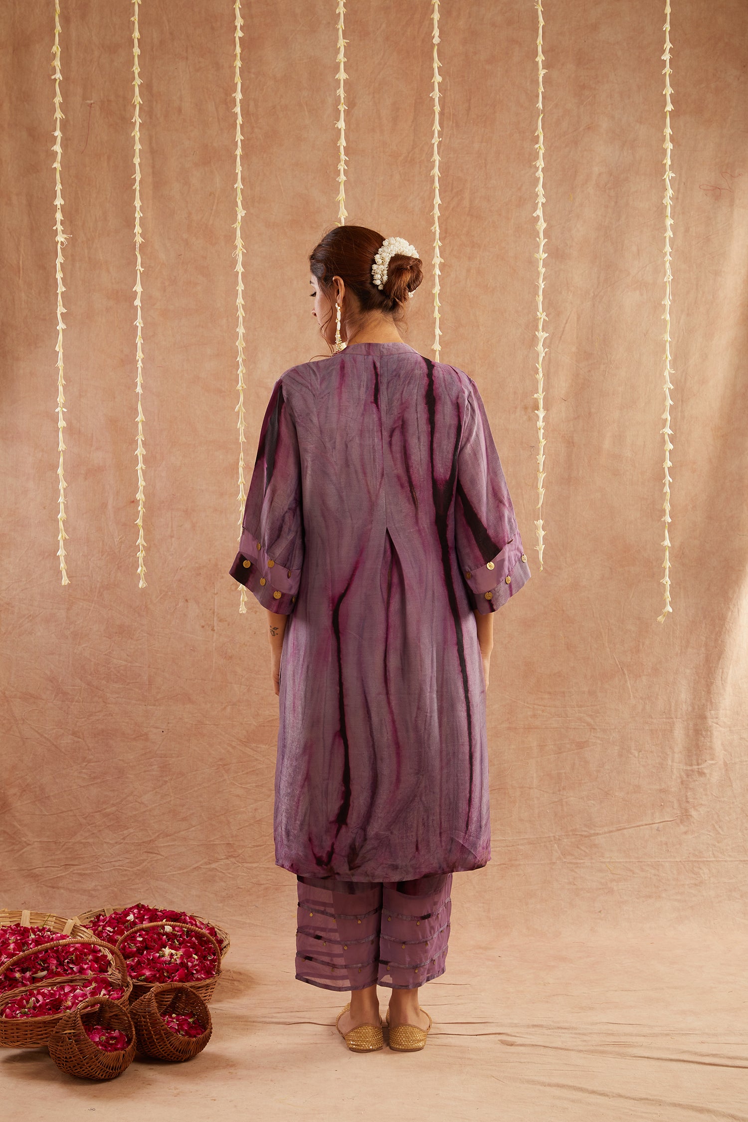 Jamni Suit Set With Pants And Potli Bag - Set Of 4