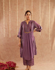 Jamni Kurta Set With Pant And Potli Bag - Set Of 3