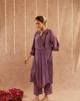 Jamni Kurta Set With Pant And Potli Bag - Set Of 3
