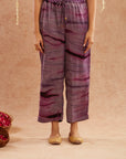 Jamni Organza Kaftan Set With Pants And Potli Bag - Set Of 3