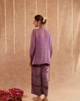 Jamni Georgette Organza Top With Pants Set Of 2