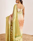 Traditional Banarasee Bandhani Saree in Modern Colors