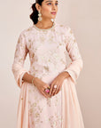 Sequin Embroidered Kurti with Sharara and Hand Embroidered Buti Dupatta