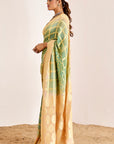 Traditional Banarasee Bandhani Saree in Modern Colors