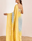 Traditional Banarasee Bandhani Saree in Modern Colors
