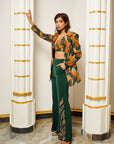 Leaf Print 3 Piece Suit Set (Set Of 3)