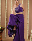 Dark Purple Indo Set (Set Of 2)