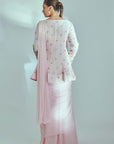 Peplum Jacket Blouse with Thread Emrboidered Details and Handwork