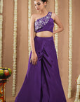 Dark Purple Indo Set (Set Of 2)