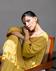 Khushboo & Pankaj Yellow Summer Kurta Set